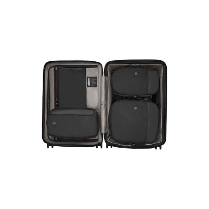 Victorinox - Travel Essentials kelioninių organizatorių rinkinys, 3 vnt., juodas