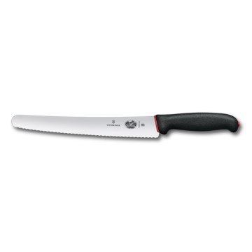 Victorinox - Virtuvinis duonos peilis DUAL GRIP 26 cm juodas