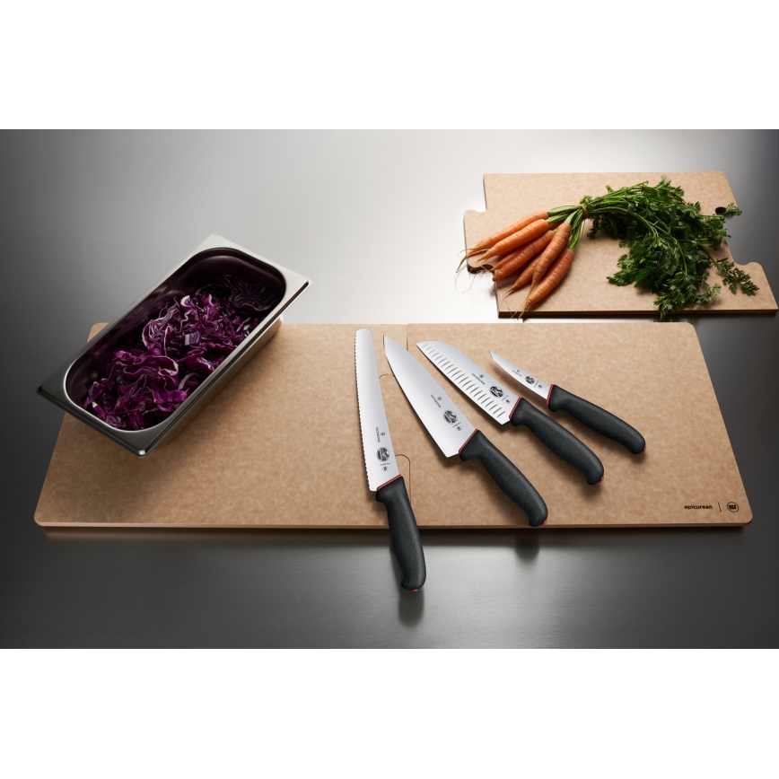 Victorinox - Virtuvinis duonos peilis DUAL GRIP 26 cm juodas