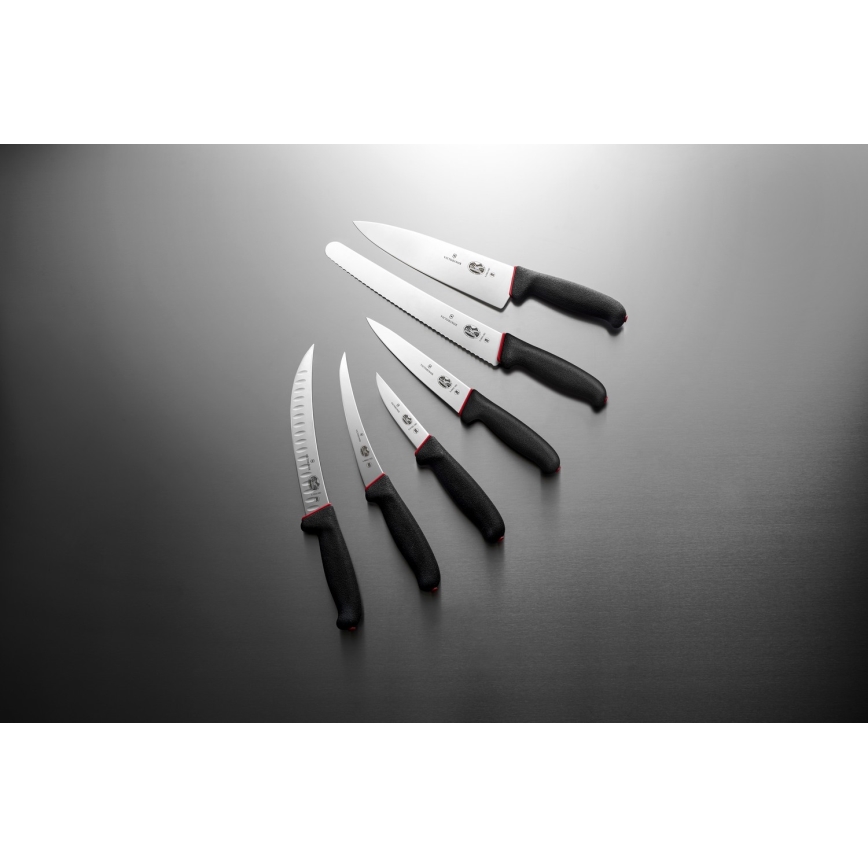 Victorinox - Virtuvinis duonos peilis DUAL GRIP 26 cm juodas