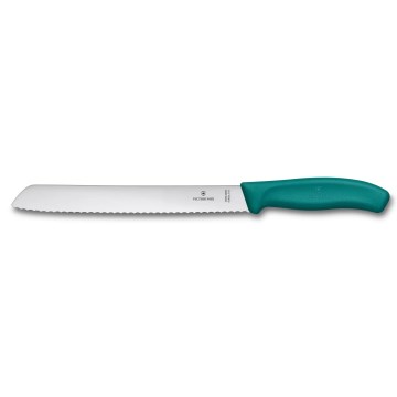 Victorinox - virtuvinis duonos peilis SWISS CLASSIC 21 cm turkio spalvos