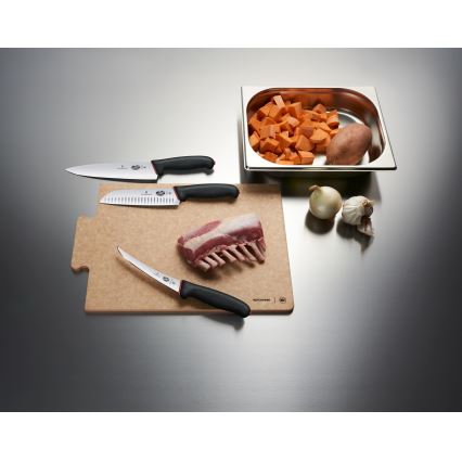 Victorinox - virtuvinis iškaulinimo peilis DUAL GRIP 15 cm juodas