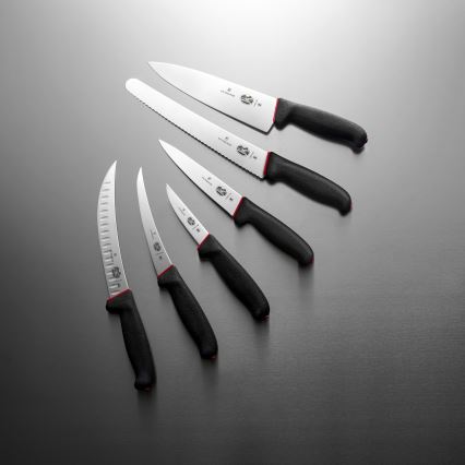 Victorinox - virtuvinis iškaulinimo peilis DUAL GRIP 15 cm juodas