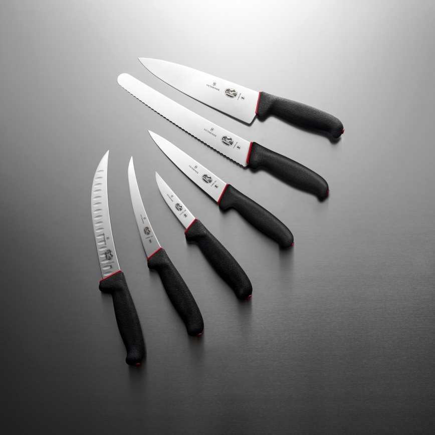 Victorinox - virtuvinis iškaulinimo peilis DUAL GRIP 15 cm juodas