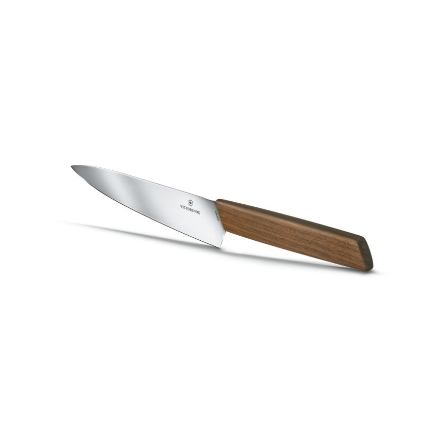 Victorinox - Virtuvinis peilis SWISS MODERN, 22 cm, riešutmedžio rankena