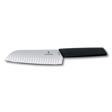 Victorinox - Virtuvinis Santoku peilis SWISS MODERN 17 cm juodas