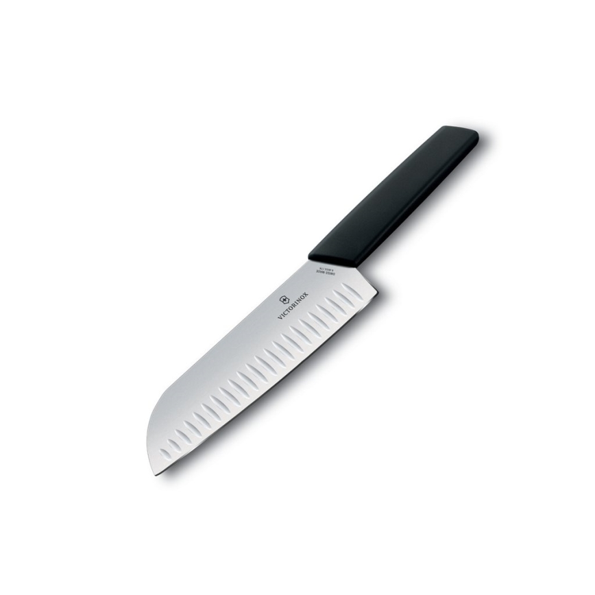 Victorinox - Virtuvinis Santoku peilis SWISS MODERN 17 cm juodas