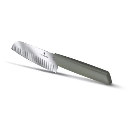 Victorinox - Virtuvinis santoku peilis SWISS MODERN 17 cm žalias