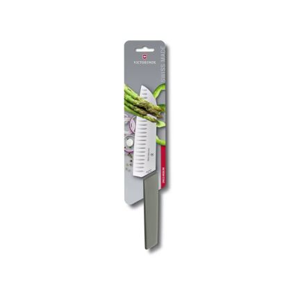 Victorinox - Virtuvinis santoku peilis SWISS MODERN 17 cm žalias