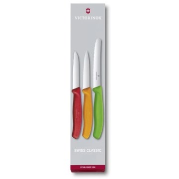 Victorinox - Virtuvinių peilių rinkinys daržovėms 3 vnt. spalvų derinys