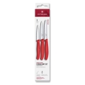Victorinox - Virtuvinių peilių rinkinys daržovėms SWISS CLASSIC 3 vnt. raudona