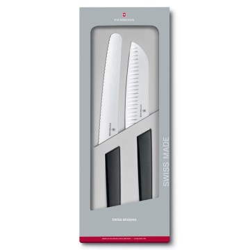 Victorinox - Virtuvinių peilių rinkinys SWISS MODERN, 2 vnt., juodas