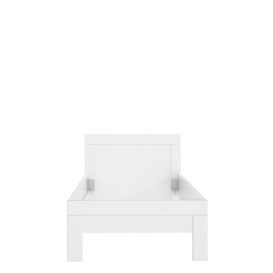 Viengulė lova SNOWIE 90x200 cm, balta