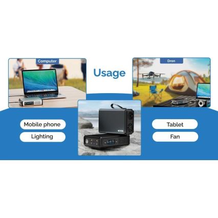 Viking - 148 Wh įkrovimo stotis su LED ekranu ir Power Delivery