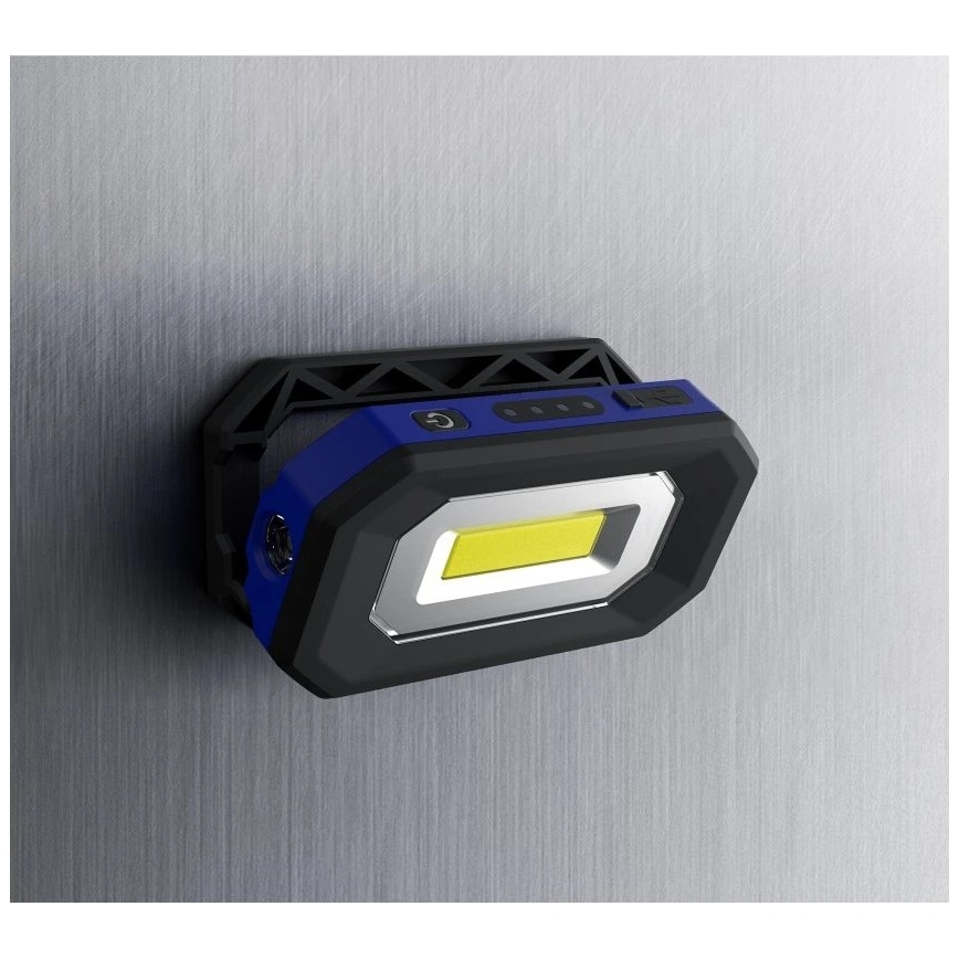 Viking - įkraunamas LED darbinis žibintas su reguliuojamu ryškumu LED/5V IPX4 500 lm 2000 mAh