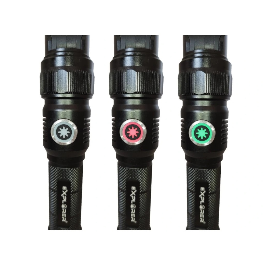 Viking - Įkraunamas reguliuojamo ryškumo LED žibintuvėlis LED/5V IPX4 1200 lm 5000 mAh