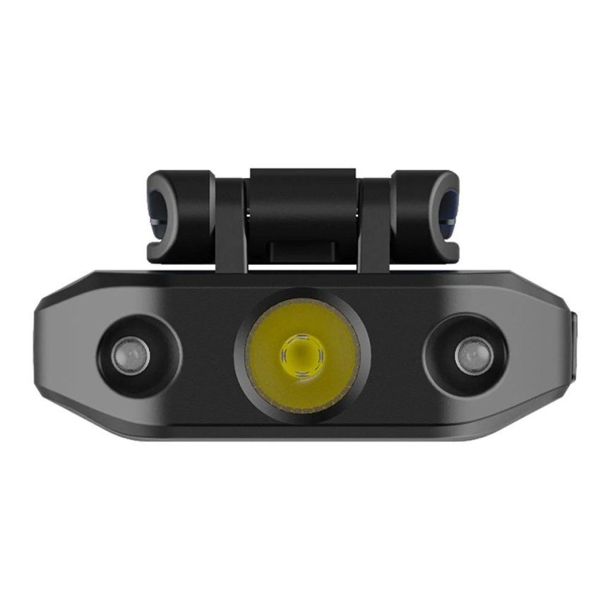 Viking - įkraunamas LED žibintuvėlis su reguliuojamu ryškumu, jutikliu ir raudonu LED apšvietimu LED/5V IPX4 200 lm 500 mAh