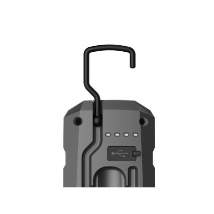 Viking - LED reguliuojamo ryškumo įkraunamas žibintuvėlis LED/5V IPX6 600 lm 4000 mAh