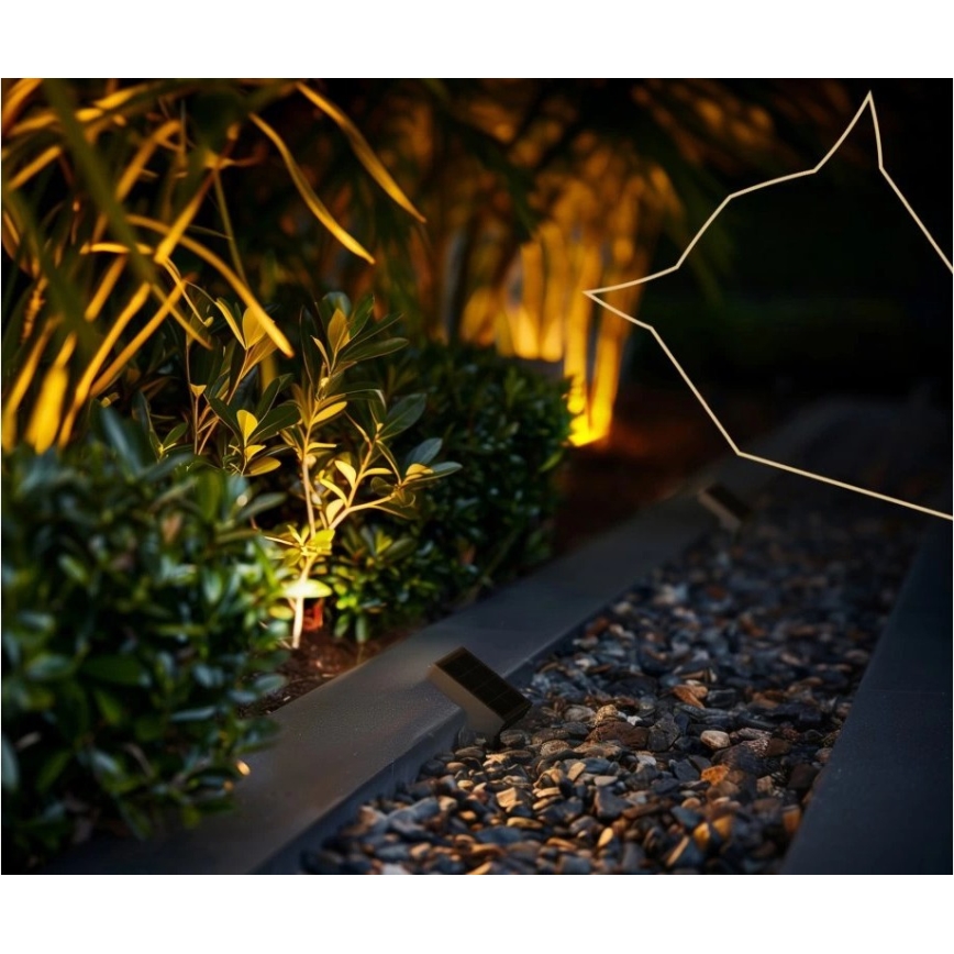 Viking - LED saulės lauko šviestuvas LED/1,4W/3,7V IP65 3000K