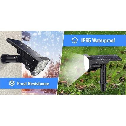 Viking - LED saulės lempa LED/1W/3,7V IP65 6000K 2200 mAh