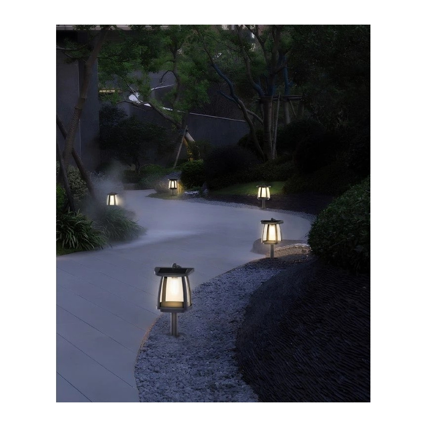 Viking - LED saulės lempa su jutikliu LED/2W/3,7V IP54 4000K 2000 mAh