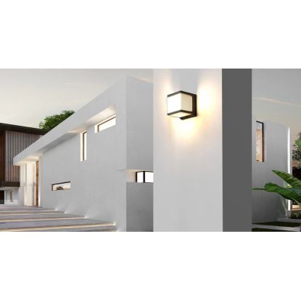 Viking - LED saulės sieninis šviestuvas su jutikliu LED/1,5W/3,7V IP54 4000K 2000 mAh