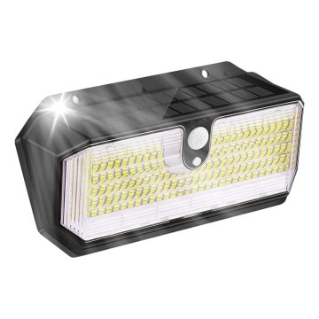 Viking - LED saulės sieninis šviestuvas su jutikliu LED/2W/3,7V IP65 6000K 2200 mAh