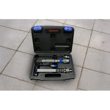 Viking - reguliuojamas LED įkraunamas žibintuvėlis 3 viename LED/5V IPX4 380 lm 2200 mAh