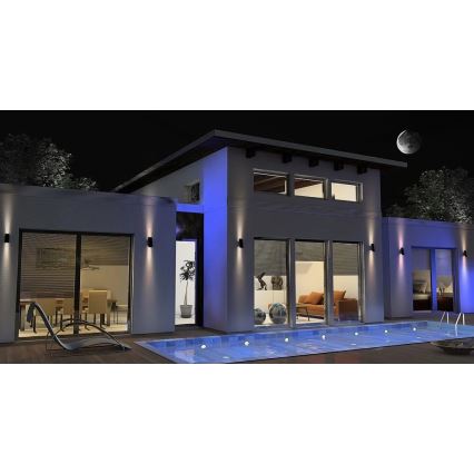 Viking - reguliuojamo ryškumo saulės sieninis LED šviestuvas LED/1,5W/3,7V IP65 4000K 2000 mAh