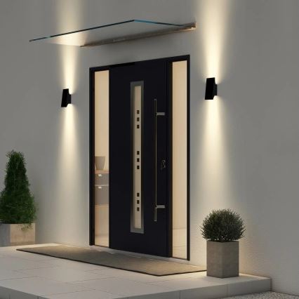 Viking - reguliuojamo ryškumo saulės sieninis LED šviestuvas LED/1,5W/3,7V IP65 4000K 2000 mAh