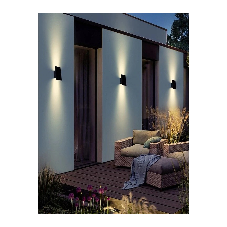 Viking - reguliuojamo ryškumo saulės sieninis LED šviestuvas LED/1,5W/3,7V IP65 4000K 2000 mAh