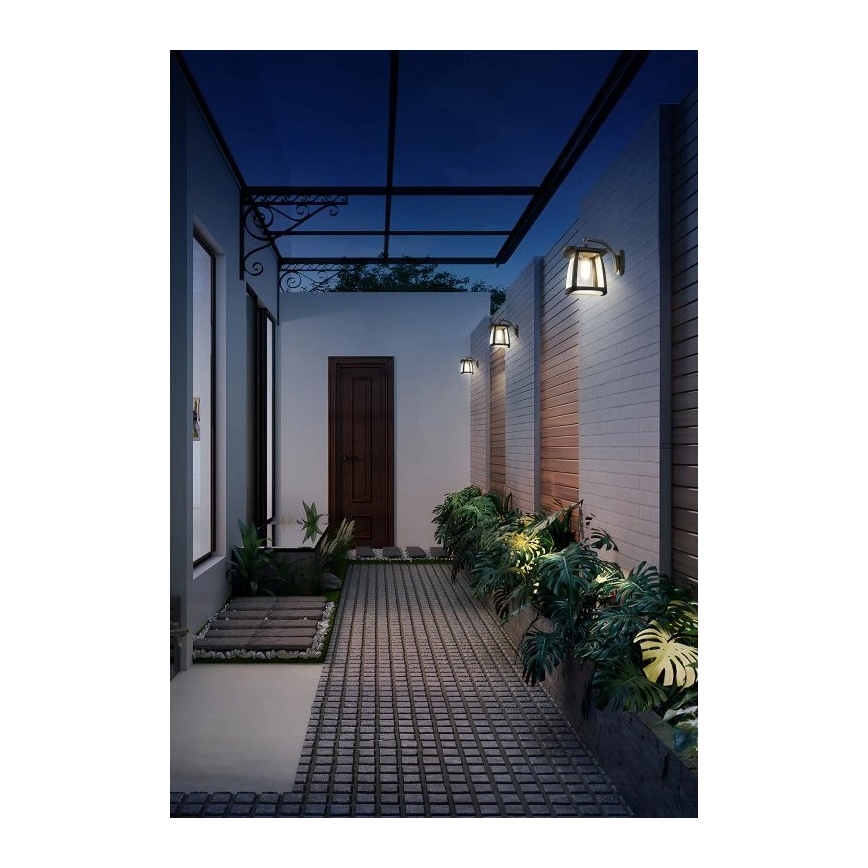 Viking - LED reguliuojamas saulės sieninis šviestuvas LED/2W/3,7V IP54 4000K 2000 mAh