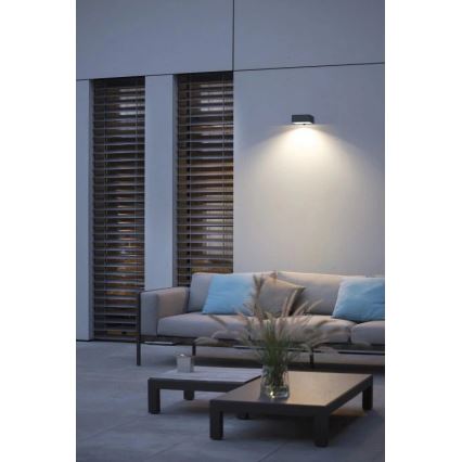 Viking - reguliuojamas LED saulės sieninis šviestuvas su jutikliu LED/2W/3,7V IP65 4000K 2000 mAh