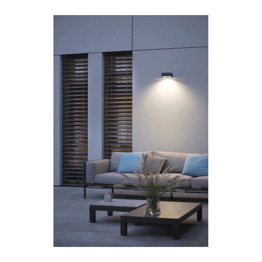 Viking - reguliuojamas LED saulės sieninis šviestuvas su jutikliu LED/2W/3,7V IP65 4000K 2000 mAh