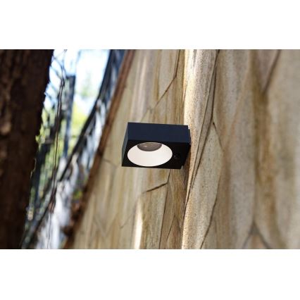 Viking - reguliuojamas LED saulės sieninis šviestuvas su jutikliu LED/2W/3,7V IP65 4000K 2000 mAh