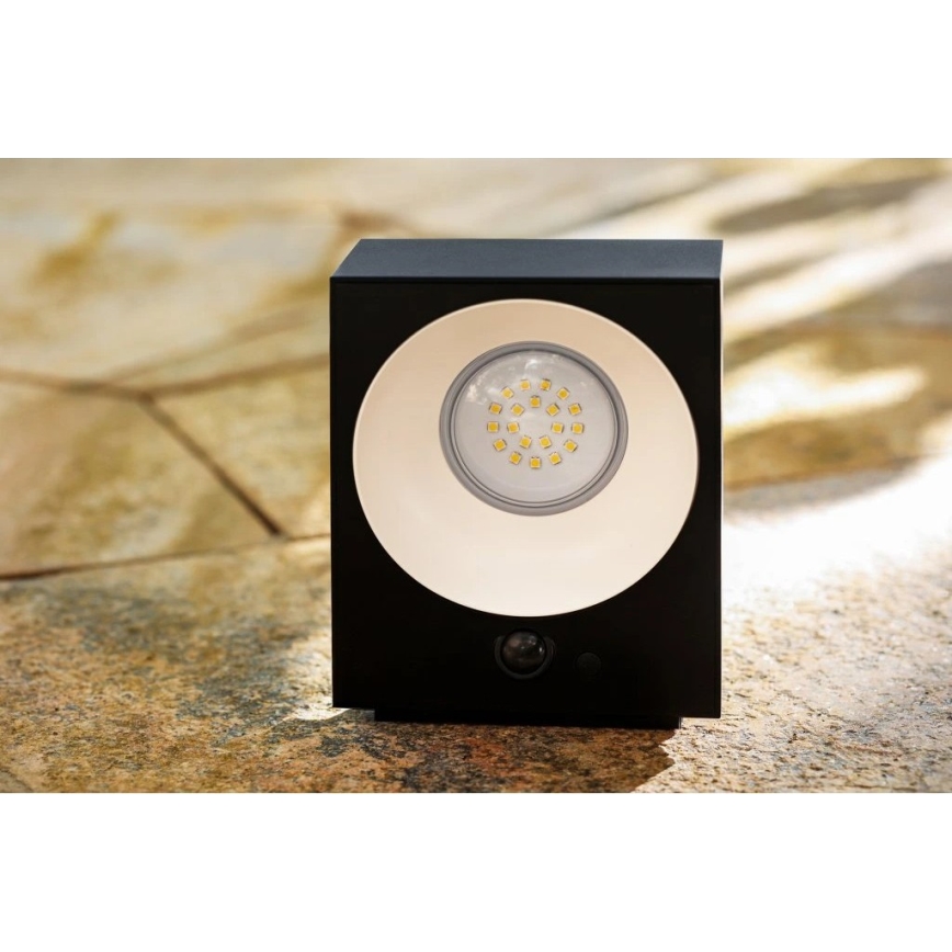 Viking - reguliuojamas LED saulės sieninis šviestuvas su jutikliu LED/2W/3,7V IP65 4000K 2000 mAh