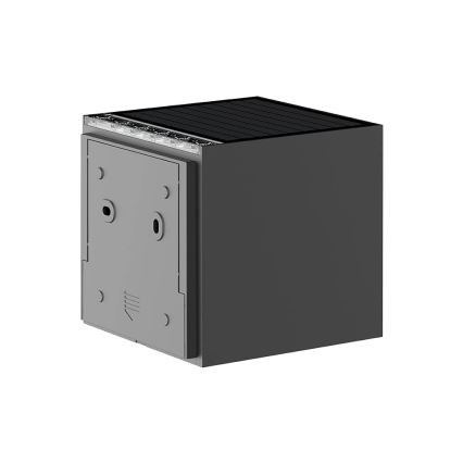 Viking - LED sieninis saulės šviestuvas su šviesumo reguliavimu LED/1W/3,7V IP54 4000K 2000 mAh