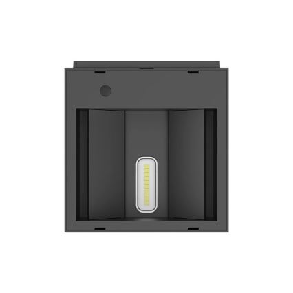 Viking - LED sieninis saulės šviestuvas su šviesumo reguliavimu LED/1W/3,7V IP54 4000K 2000 mAh