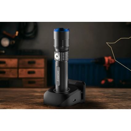 Viking - reguliuojamo ryškumo įkraunamas LED žibintuvėlis LED/5V IPX3 600 lm 2600 mAh