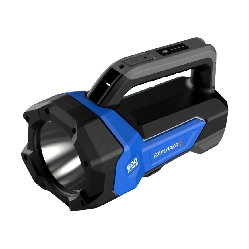 Viking - reguliuojamo ryškumo įkraunamas LED žibintuvėlis LED/5V IPX4 1000 lm 8000 mAh