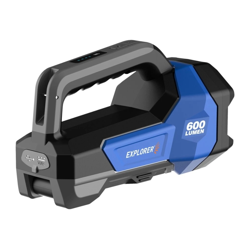 Viking - reguliuojamo ryškumo įkraunamas LED žibintuvėlis LED/5V IPX4 1000 lm 8000 mAh