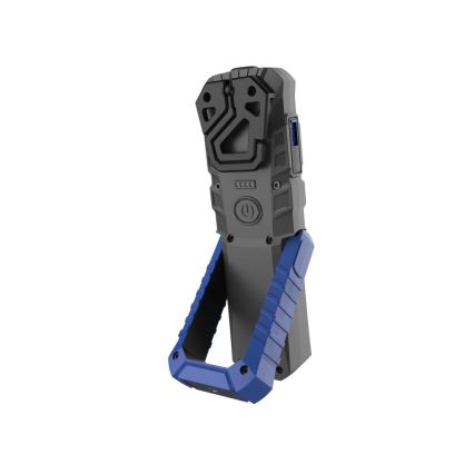 Viking – reguliuojamo ryškumo įkraunamas LED žibintuvėlis, LED/5V, IPX4, 420 lm, 4400 mAh