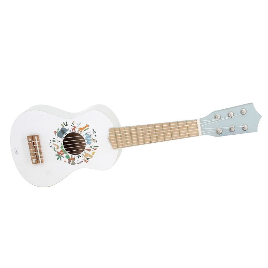 Vilac - Vaikiška medinė gitara Pasaulio gyvūnai Sarah Betz