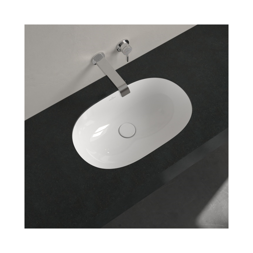 Villeroy & Boch 416250R1 - Įleidžiamas praustuvas O.NOVO 53x32 cm keramika/balta