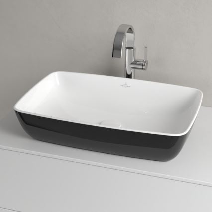 Villeroy & Boch 417258BCT8 - Ant stalviršio pastatomas praustuvas ARTIS 58x38,5 cm keramika/juodas