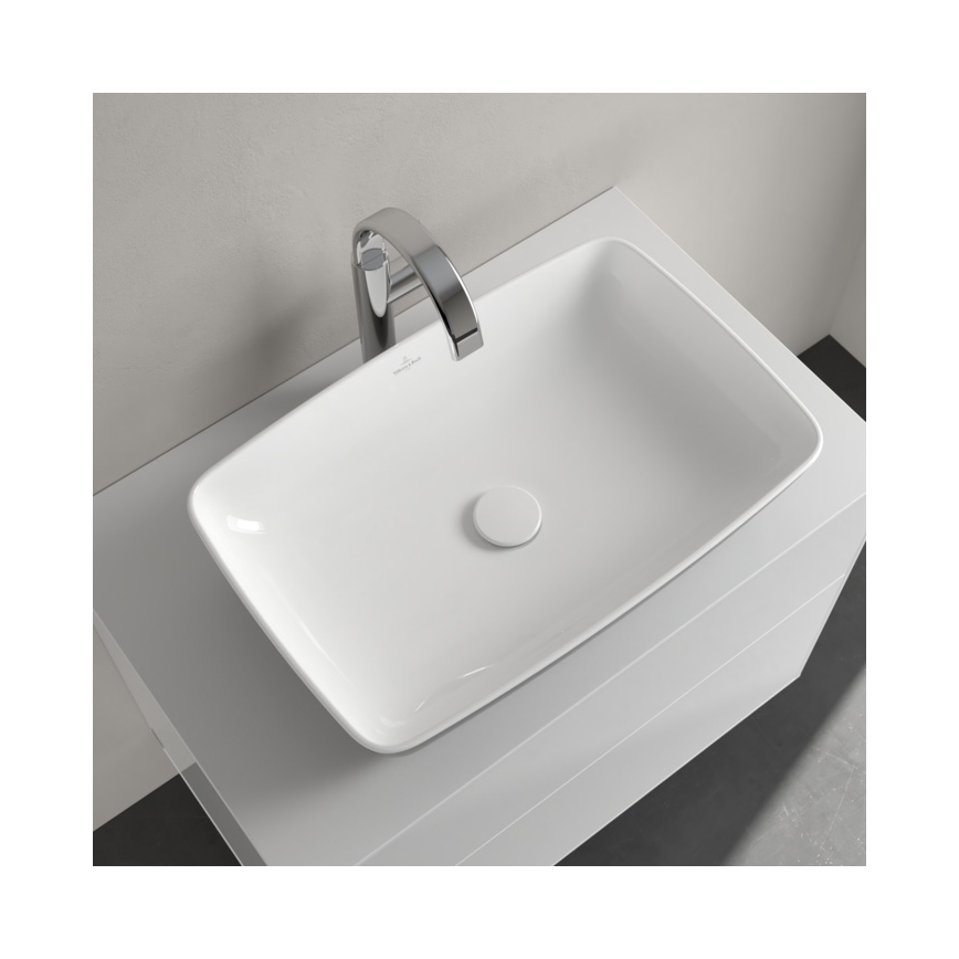 Villeroy & Boch 417258BCT8 - Ant stalviršio pastatomas praustuvas ARTIS 58x38,5 cm keramika/juodas