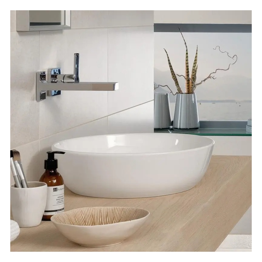 Villeroy & Boch 41794301 - Ant stalviršio montuojamas ARTIS praustuvas, skersmuo 43 cm, keramika, balta