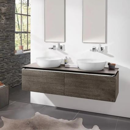 Villeroy & Boch 41794301 - Ant stalviršio montuojamas ARTIS praustuvas, skersmuo 43 cm, keramika, balta