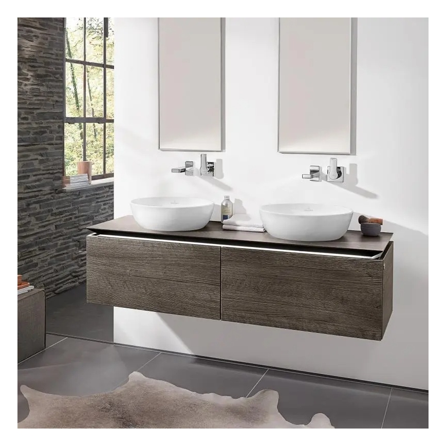 Villeroy & Boch 41794301 - Ant stalviršio montuojamas ARTIS praustuvas, skersmuo 43 cm, keramika, balta