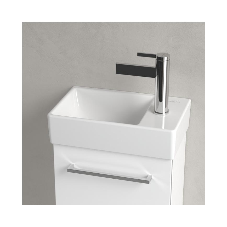 Villeroy & Boch 43003L01 - Pakabinamas praustuvas AVENTO 36x22 cm keramika/balta